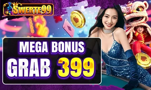 Swerte99 Mega Bonus Grab 399 banner