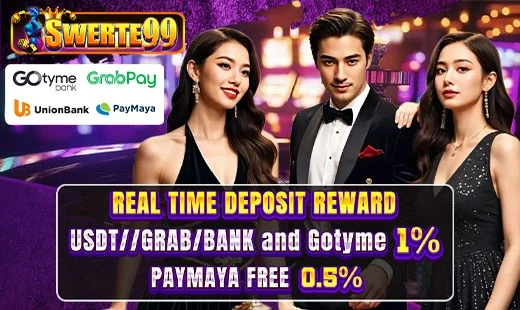 Swerte99 Real-Time Deposit Rewards banner