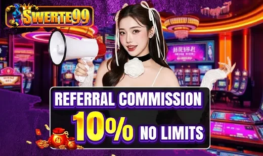 Swerte99 Refer and Earn 10% Commission banner