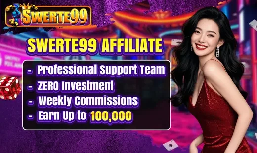 Swerte99 Affiliate Earn Up to 100,000 banner